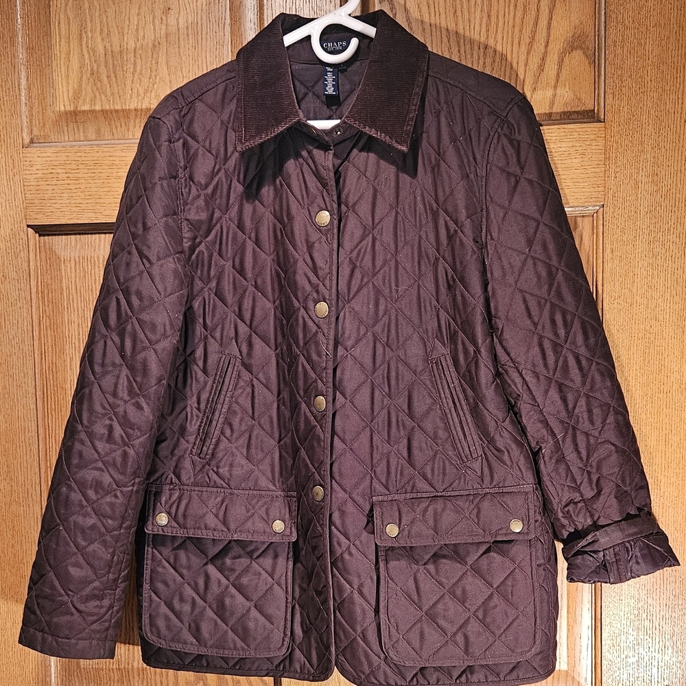 CHAPS Women's Quilted Barn Coat